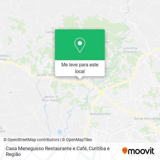 Casa Menegusso Restaurante e Café mapa