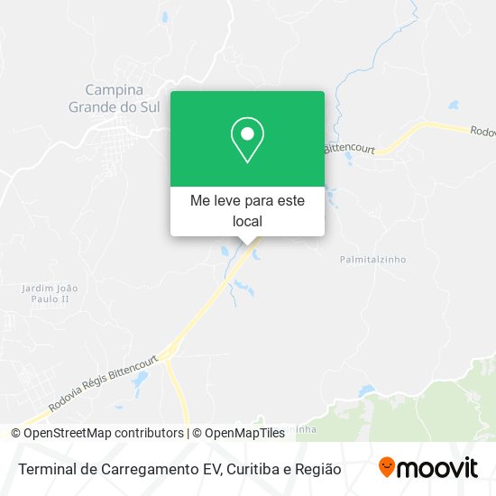 Terminal de Carregamento EV mapa