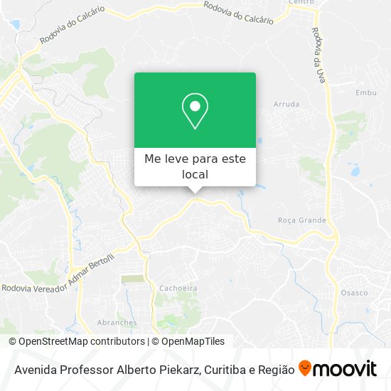 Avenida Professor Alberto Piekarz mapa