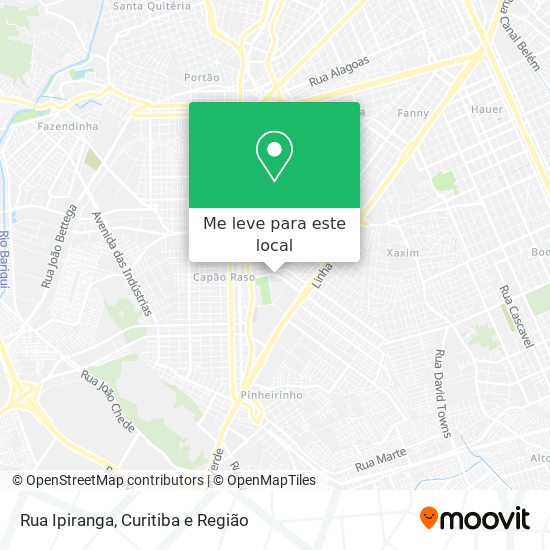 Rua Ipiranga mapa