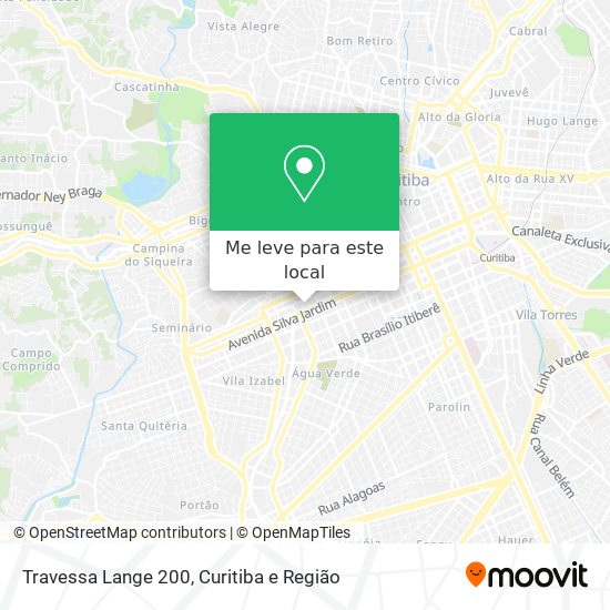 Travessa Lange 200 mapa