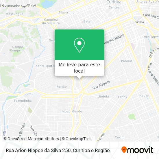 Rua Arion Niepce da Silva 250 mapa