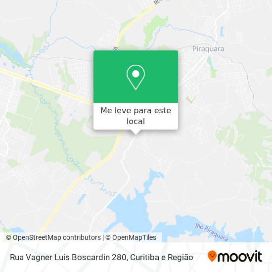 Rua Vagner Luis Boscardin 280 mapa