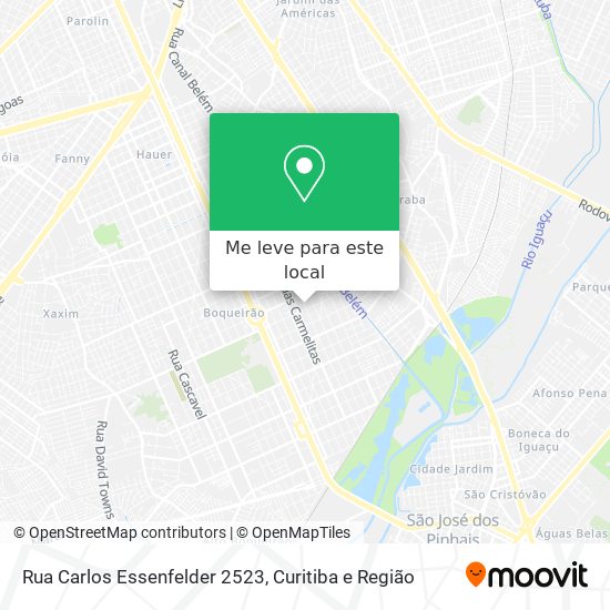 Rua Carlos Essenfelder 2523 mapa