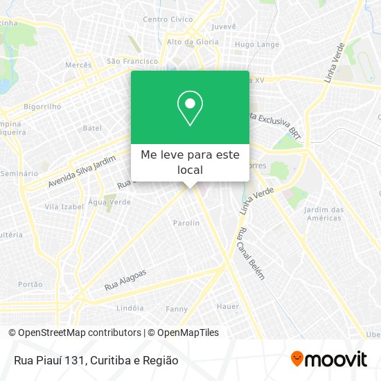 Rua Piauí 131 mapa