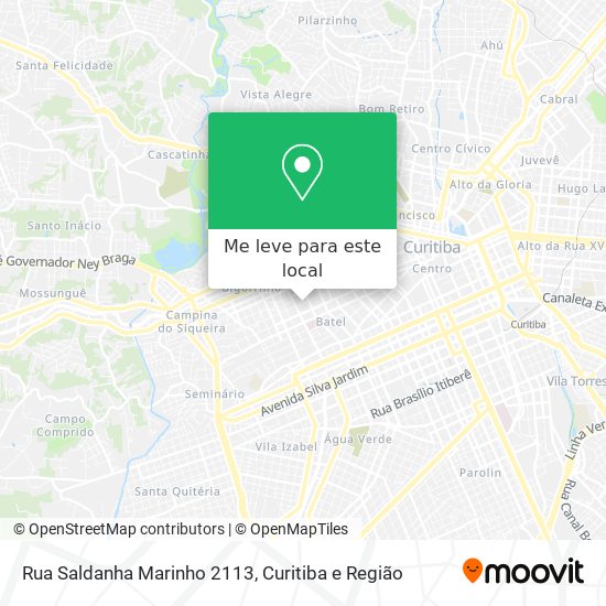 Rua Saldanha Marinho 2113 mapa