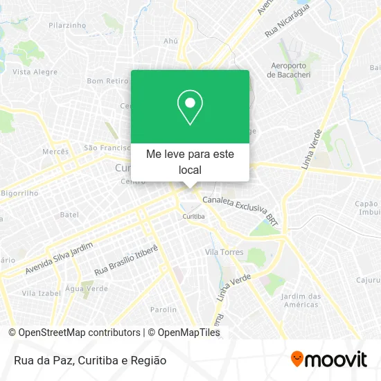 Rua da Paz mapa
