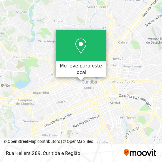 Rua Kellers 289 mapa