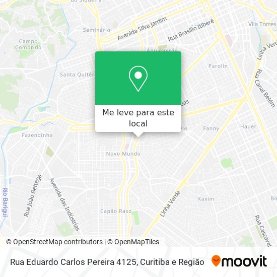 Rua Eduardo Carlos Pereira 4125 mapa