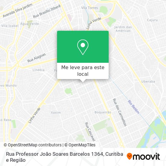 Rua Professor João Soares Barcelos 1364 mapa