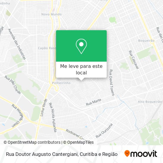 Rua Doutor Augusto Cantergiani mapa
