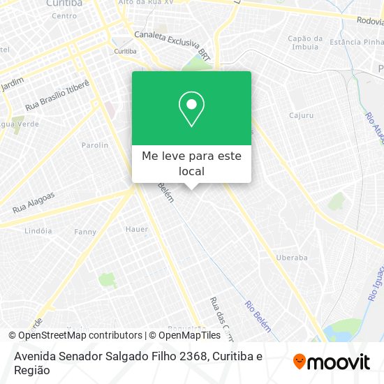 Avenida Senador Salgado Filho 2368 mapa
