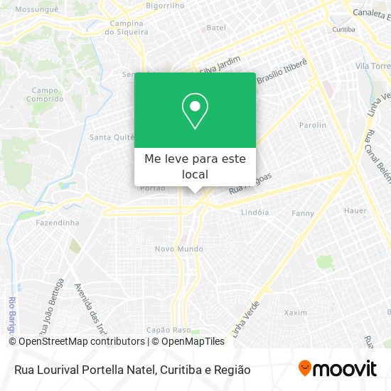 Rua Lourival Portella Natel mapa