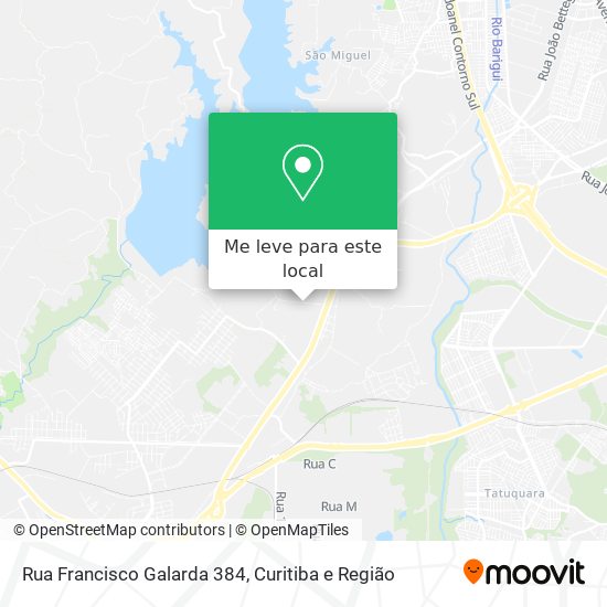Rua Francisco Galarda 384 mapa