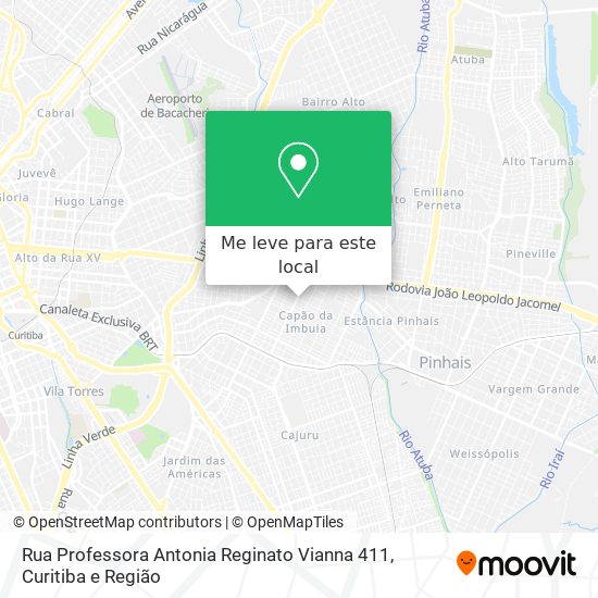 Rua Professora Antonia Reginato Vianna 411 mapa