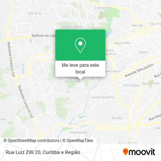 Rua Luiz Zilli 20 mapa