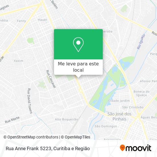 Rua Anne Frank 5223 mapa
