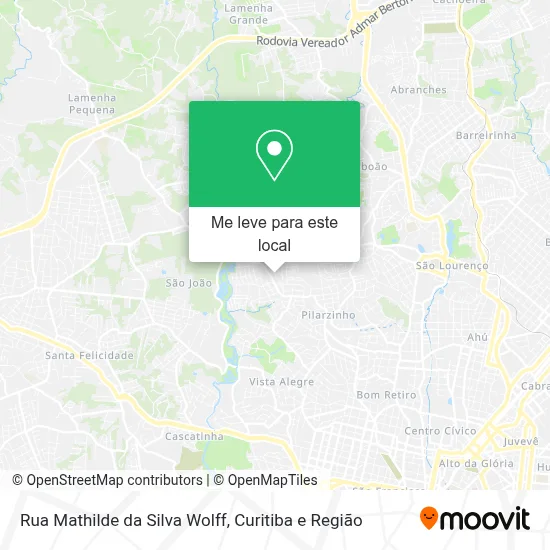 Rua Mathilde da Silva Wolff mapa