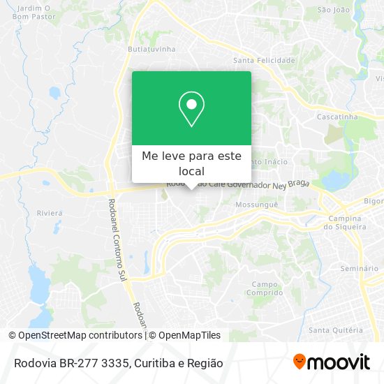 Rodovia BR-277 3335 mapa