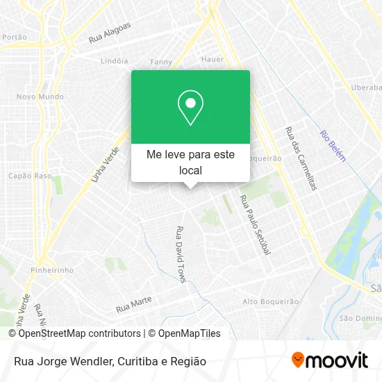 Rua Jorge Wendler mapa