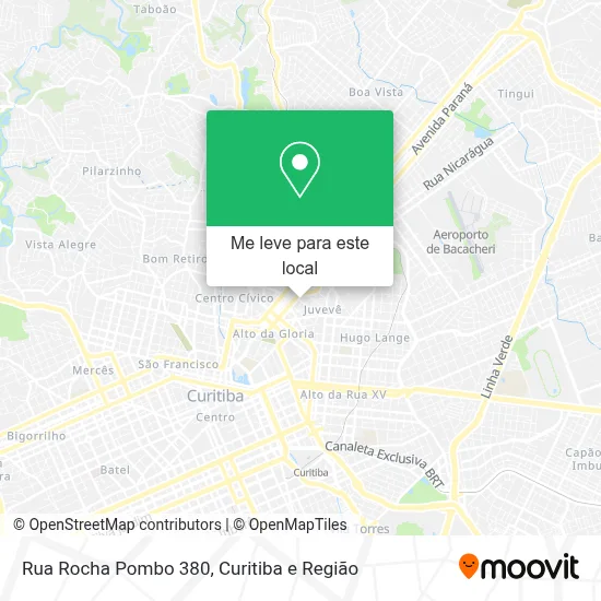 Rua Rocha Pombo 380 mapa