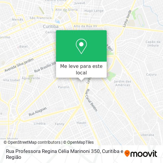 Rua Professora Regina Célia Marinoni 350 mapa
