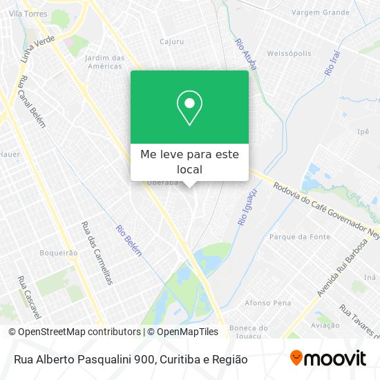 Rua Alberto Pasqualini 900 mapa
