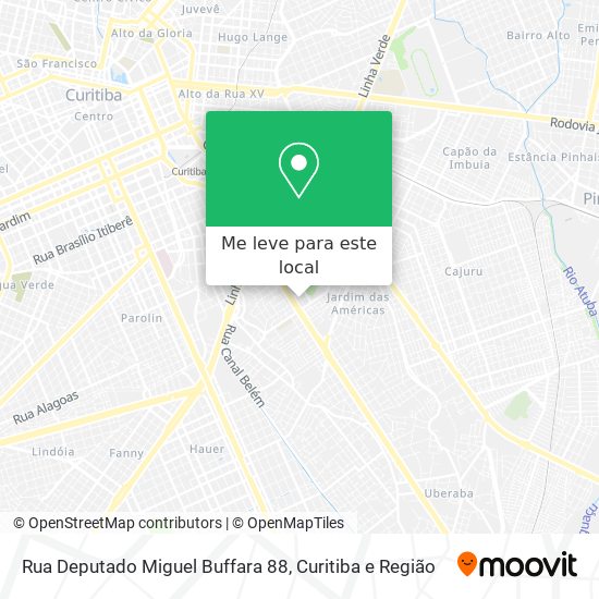Rua Deputado Miguel Buffara 88 mapa