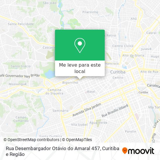 Rua Desembargador Otávio do Amaral 457 mapa
