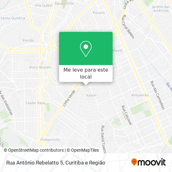 Rua Antônio Rebelatto 5 mapa