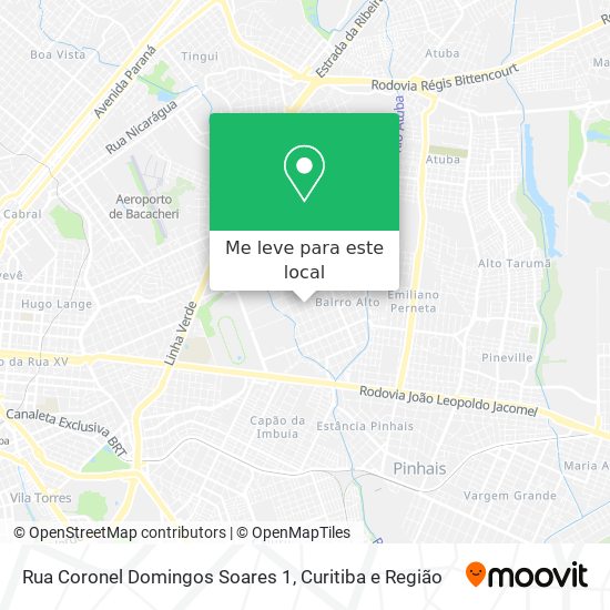Rua Coronel Domingos Soares 1 mapa