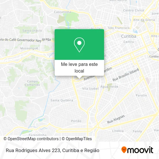 Rua Rodrigues Alves 223 mapa