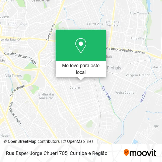 Rua Esper Jorge Chueri 705 mapa