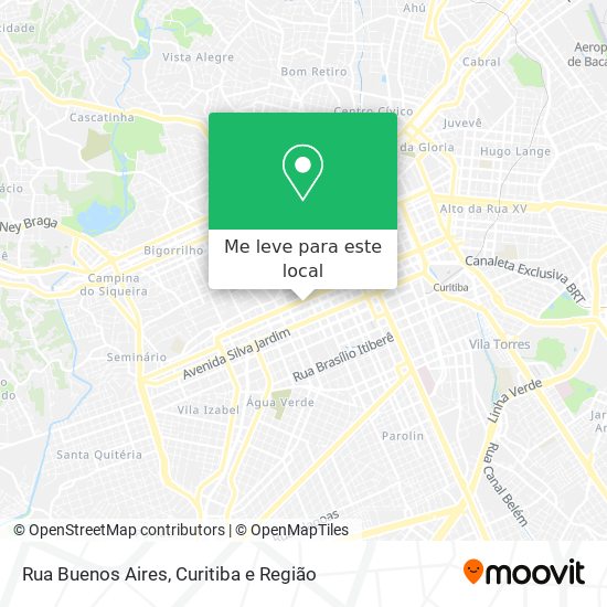 Rua Buenos Aires mapa