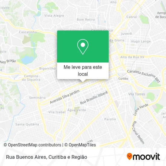 Rua Buenos Aires mapa