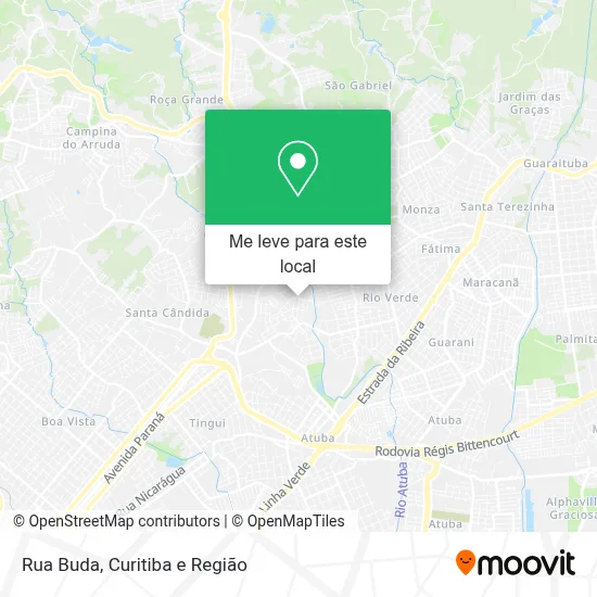 Rua Buda mapa