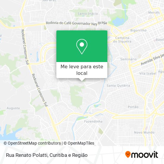 Rua Renato Polatti mapa