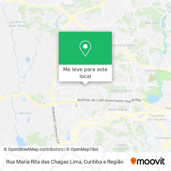 Rua Maria Rita das Chagas Lima mapa