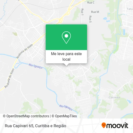 Rua Capivari 65 mapa