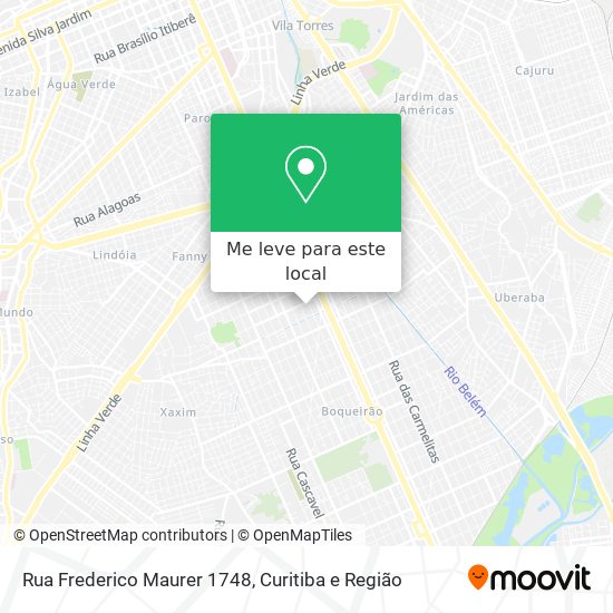 Rua Frederico Maurer 1748 mapa