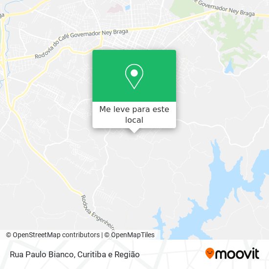 Rua Paulo Bianco mapa