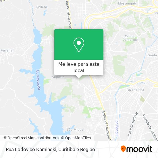 Rua Lodovico Kaminski mapa