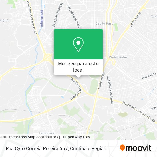 Rua Cyro Correia Pereira 667 mapa