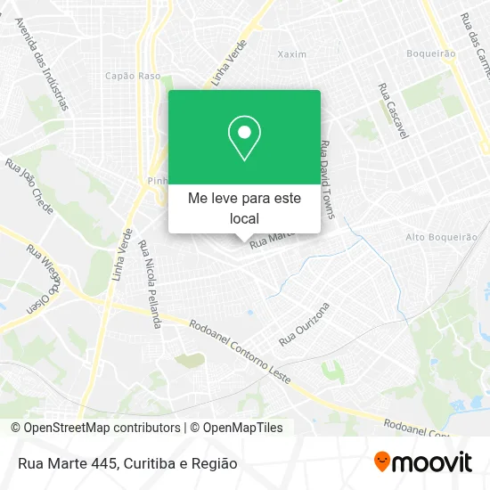 Rua Marte 445 mapa