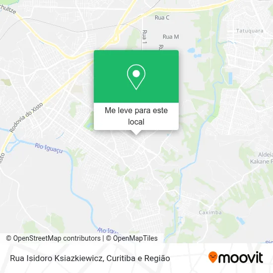 Rua Isidoro Ksiazkiewicz mapa