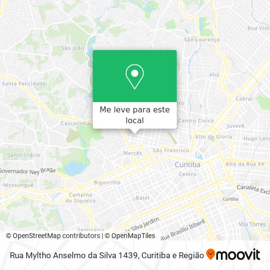 Rua Myltho Anselmo da Silva 1439 mapa