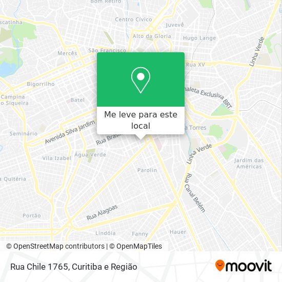 Rua Chile 1765 mapa