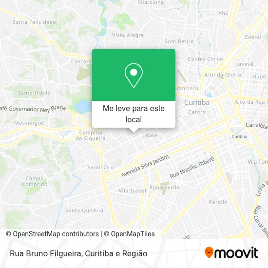 Rua Bruno Filgueira mapa