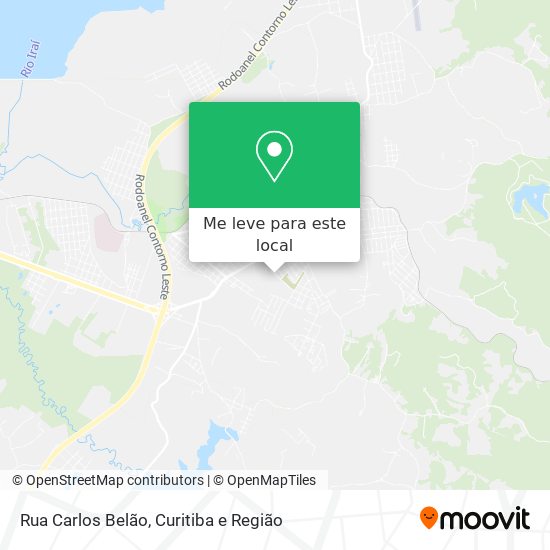 Rua Carlos Belão mapa