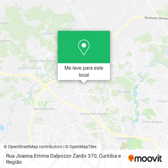 Rua Joanna Emma Dalpozzo Zardo 370 mapa